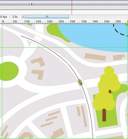 引导线动画制作曲线运动5秒动态