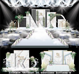 大理石婚礼主题婚礼