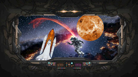 宇宙星空星球背景墙