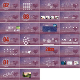 清新淡雅北欧风婚庆ppt