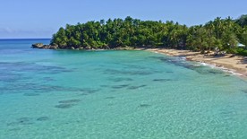 海岸线航拍高清4K