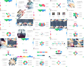 2019通用缤纷彩色PPT