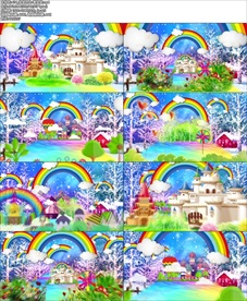 634雪宝宝卡通背景视频