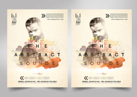 抽象音乐派对海报