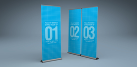 易拉宝展架样机