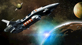 火箭星球背景墙