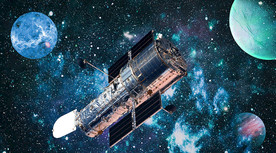 卫星星球背景墙