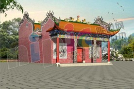 祠堂效果图图片