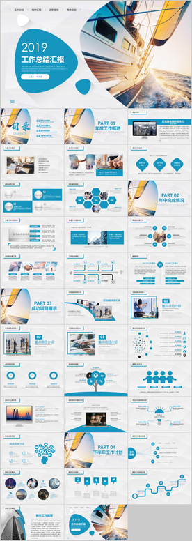 销售部工作总结PPT