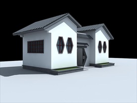 新中式园林厕所