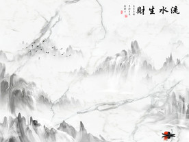 精品石材爵士白 TIF分层