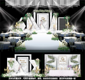 婚礼设计大理石婚礼
