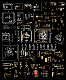 医疗器械和家具CAD图纸