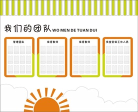 幼儿园教师风采文化墙