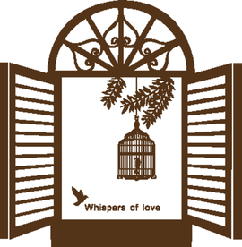 窗外世界 鸟儿卡通矢量