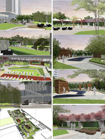 花园设计SU模型