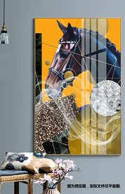 爱马仕抽象客厅北欧装饰画