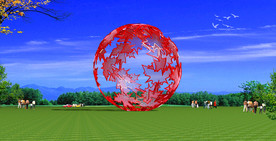 雕塑 雕塑设计 模型 效果图