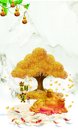 招财进宝  招财树 发财 进财