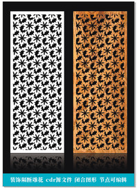 装饰隔断雕花