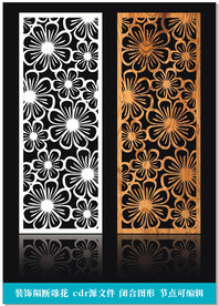 装饰隔断雕花