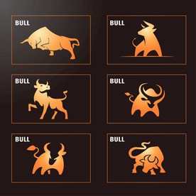 矢量公牛创意设计