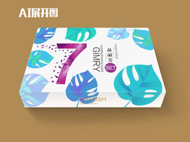 化妆品套盒设计平面图
