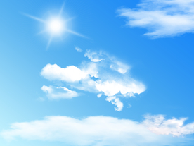 蓝天白云