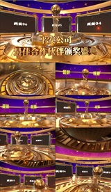 公司年会最佳合作伙伴颁奖盛典晚