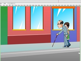 盲人和儿子故事88秒