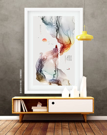 水墨画 山水画 室内装饰画 挂