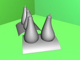 餐厅模型 厨具 摆件 碗  碟