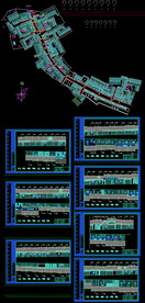 商业古街建筑立面图