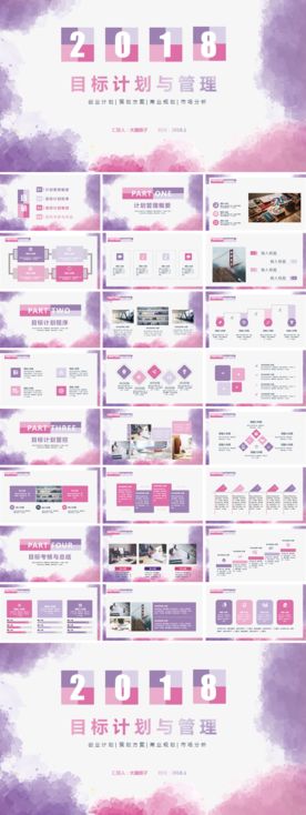 目标计划与管理ppt模板
