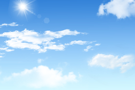 蓝天白云