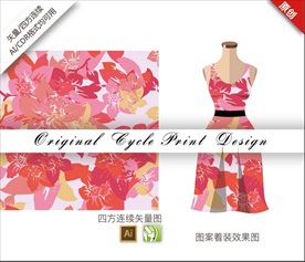 矢量抽象曼陀罗四方连续