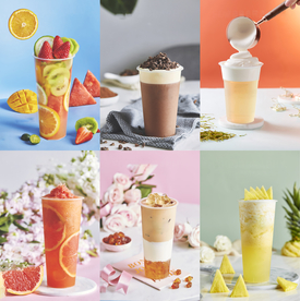 高清水果茶奶茶