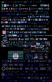 家居装饰立面平面图