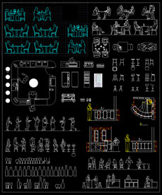 酒吧相关CAD图纸（之一）