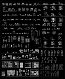 鞋服CAD图纸（之一）