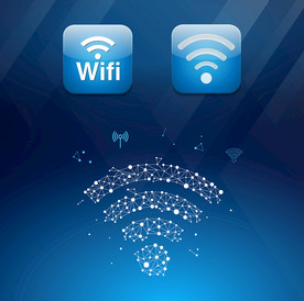 矢量无线信号图形图标设计