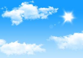 蓝天白云