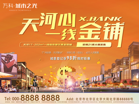 商铺微信 地产 海报 单张