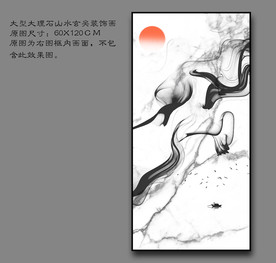 大理石玄关装饰画