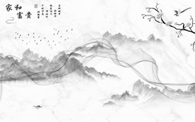 中国风精美新国画 TIF分层