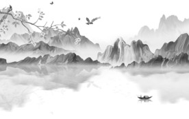 新中式精美新国画 TIF分层