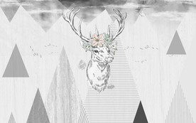 几何北欧新装饰画 TIF分层