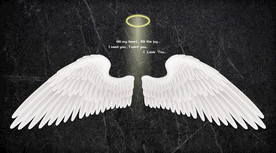 翅膀背景墙