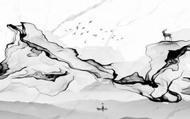 灰色奢华新装饰画 TIF分层