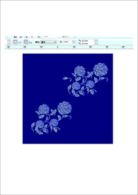 田园风格印花矢量